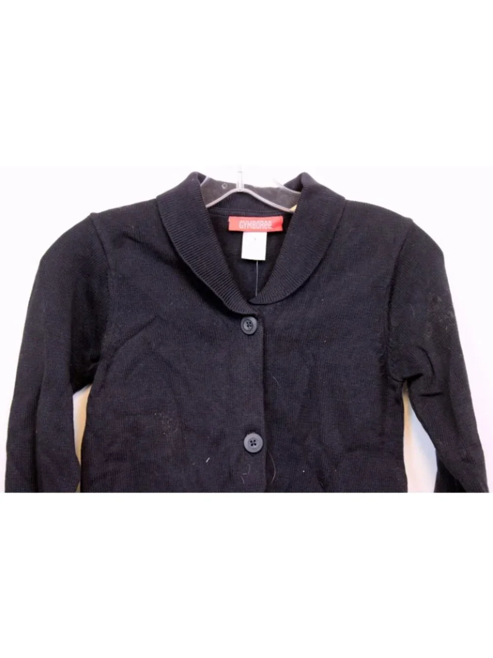 2005 Gymboree School Uniforms Navy Cardigan Sweater sz 9 Back to School Ruffle